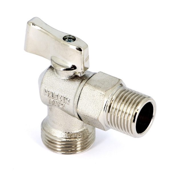 Кран шаровой НН 1/2"х3/4" для подключения стиральных / посудомоечных машин